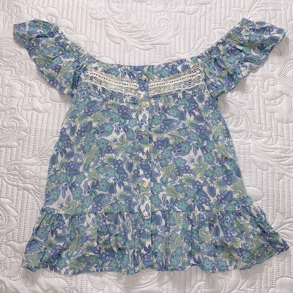 NWT Lucky Brand Floral Blouse